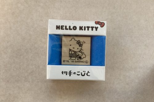 切手のこびと　Hello Kitty-02 こっそりハローキティとローリー