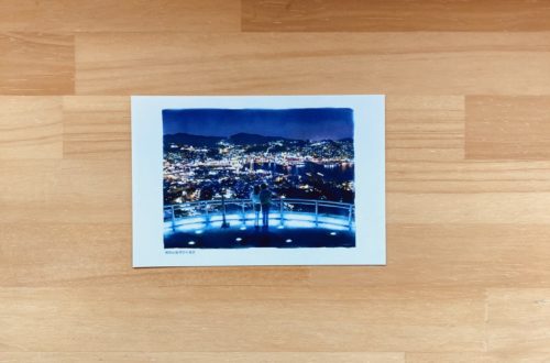 長崎百景はがき　稲佐山展望台と夜景